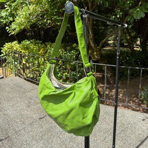 Hobo Leather Y2K Bag - Green